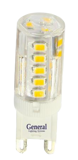 Лампа светодиодная G9 7W 220v 4500k пластик General